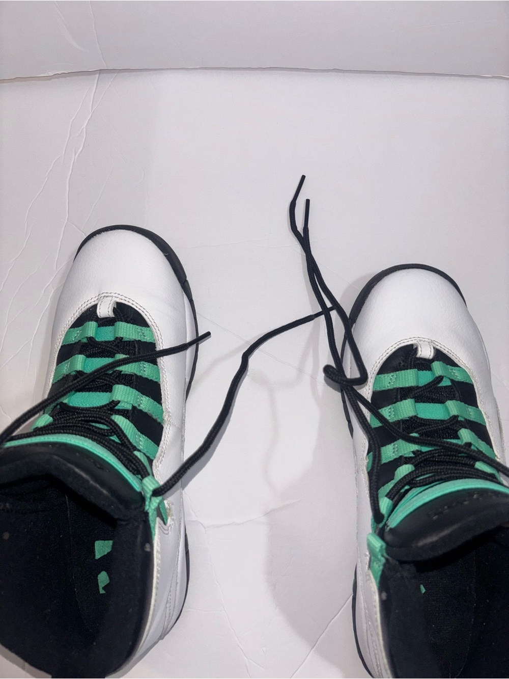 Air Jordan 10 Retro 30th GG Verde White
Green Black 5.5Y 705180-118 - Picture 9 of 11